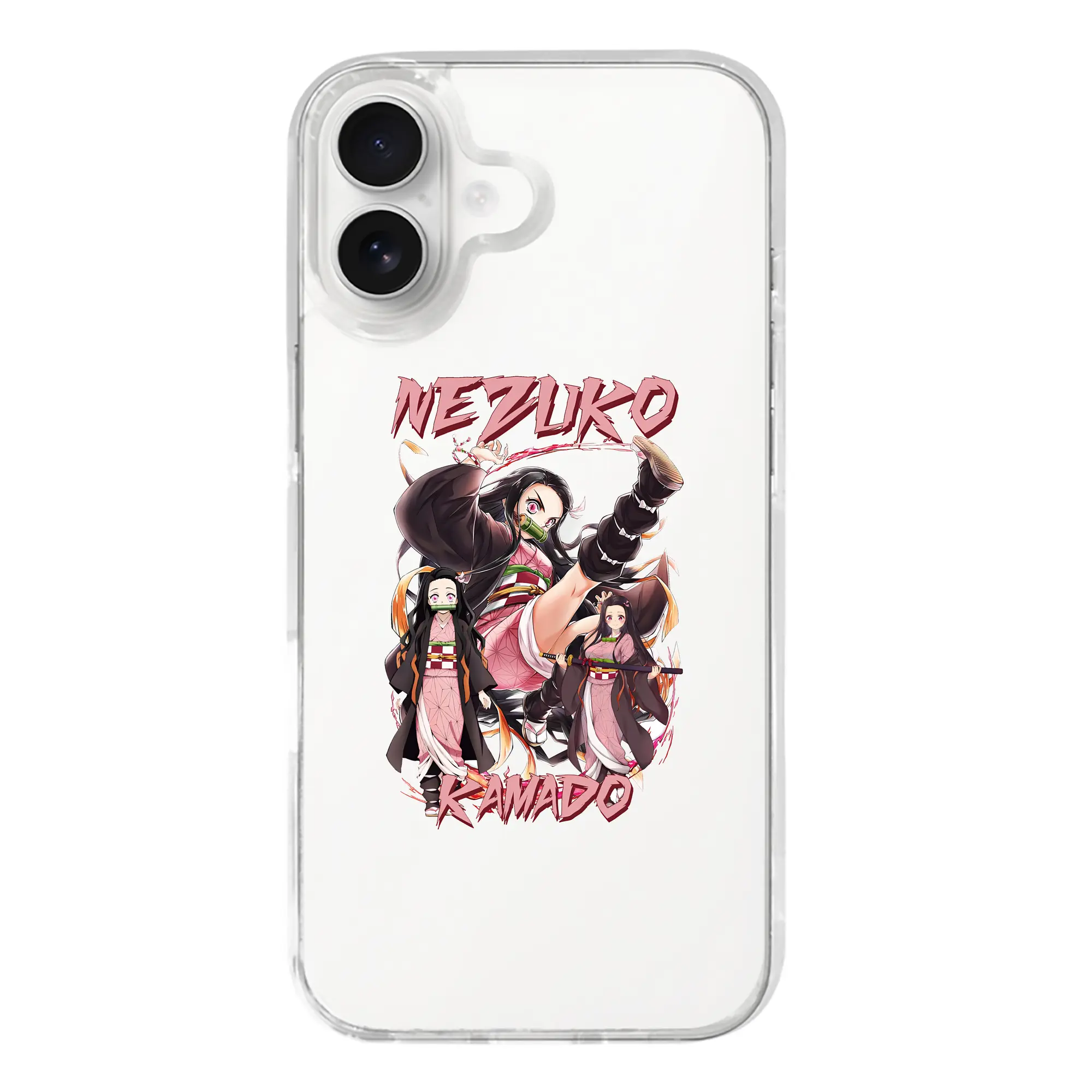 鬼滅の刃 グッズ,竈門 禰豆子 - iPhone 17シリーズ 透明スマホケース – 薄型・耐衝撃・精密フィット保護カバー